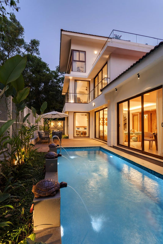 Lux 3BHK Villa W/Pool Anjuna, 5 mins to the beach